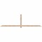 Ekena Millwork Eugene Smooth Timber Gable Bracket, Douglas Fir, 108"W x 31 1/2"H x 1 1/2"D x 3 1/2"F, 7/12 Pitch GBW108X31X0204EUG00SDF - alternate 1
